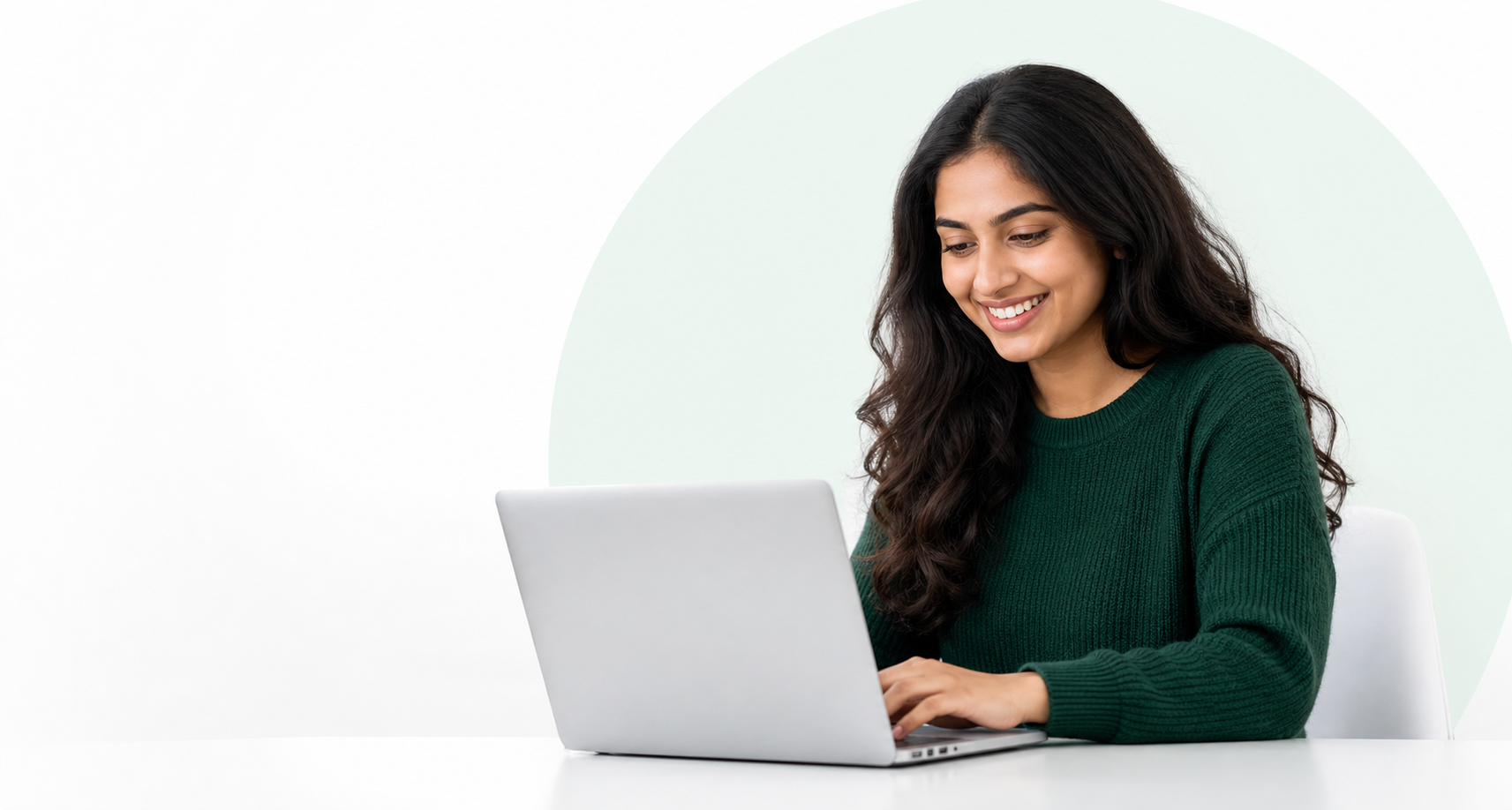 Student learning online on a laptop